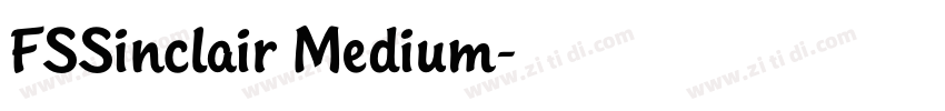 FSSinclair Medium字体转换